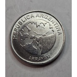 Moeda da Argentina 5 pesos 2017 Arrayan