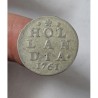 Moeda, Holanda, 2, stuivers, 1761, KM48, prata
