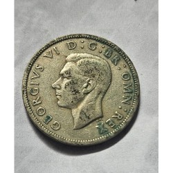 Moeda da Inglaterra 2 shilling 1947