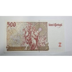 Cédula de Portugal 500 escudos P187 FE Serie quicentenario dos descobrimentos portugueses FE