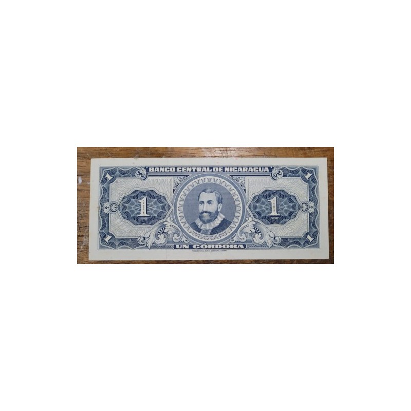 Cédula da Nicarágua 1 cordoba FE Thomas de La Rue