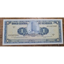 Cédula da Nicarágua 1 cordoba FE Thomas de La Rue