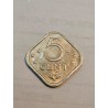 Moeda das Antilhas holandesas 5 cent 1975