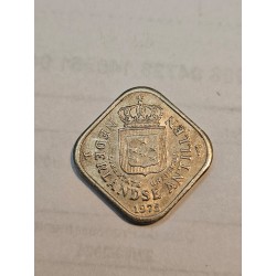 Moeda das Antilhas holandesas 5 cent 1975