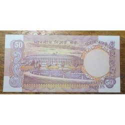 Cédula da Índia 50 rúpias P84 FE