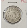 Moeda Brasil República 100 réis 1922 data escassa