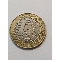 Moeda Brasil 1 real 1999 Alpaca data dificil MBC