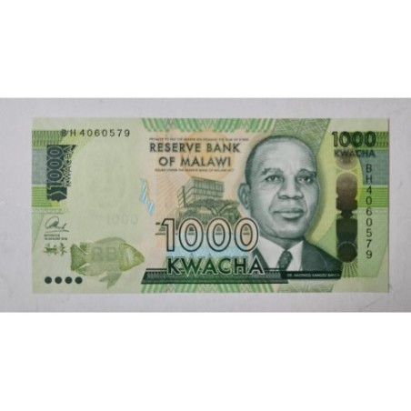 Cédula do Malawi 1000 kwatcha FE P62