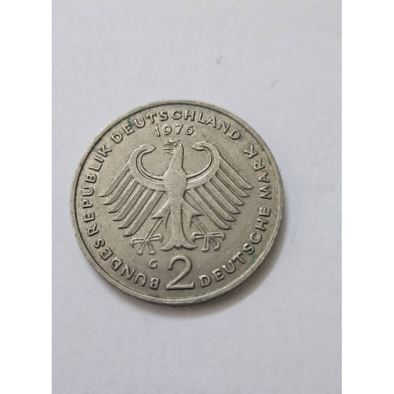 Moeda da Alemanha 2 Marcos 1976