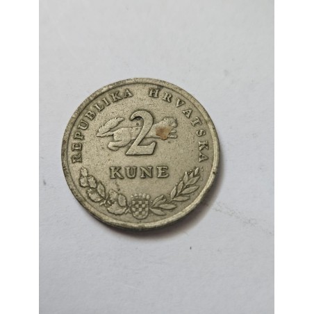 Moeda da Croácia 2 Kuna 1993