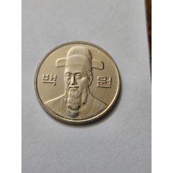 Moeda da Coreia do Sul 100 won 2016