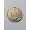 Moeda da Coreia do Sul 100 won 2016