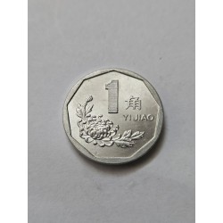 Moeda da China 1 jiao 1992