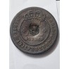 Moeda Brasil XL reis 1786 Carimbo escudete C322 Cobre Colonia