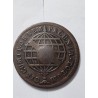 Moeda Brasil XL reis 1786 Carimbo escudete C322 Cobre Colonia
