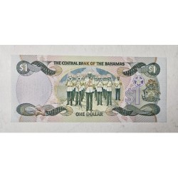 Cédula de Bahamas 1 dólar 2001 P69 FE
