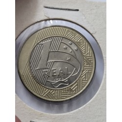 Moeda Brasil 1998 Direitos Humanos Flor de Cunho