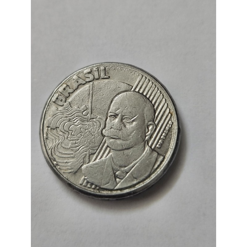 Moeda Brasil 50 centavos 2002