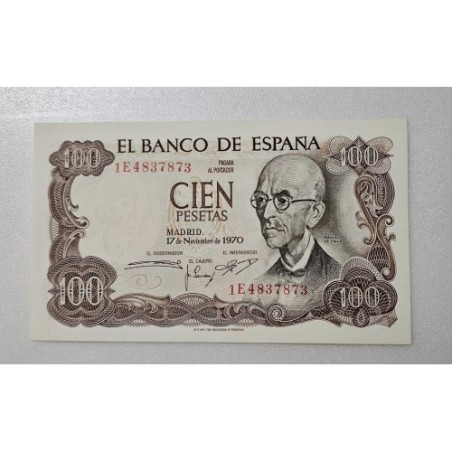 Cédula da Espanha 100 pesetas P152 FE 1974