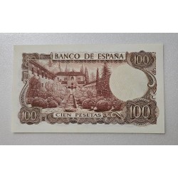 Cédula da Espanha 100 pesetas P152 FE 1974