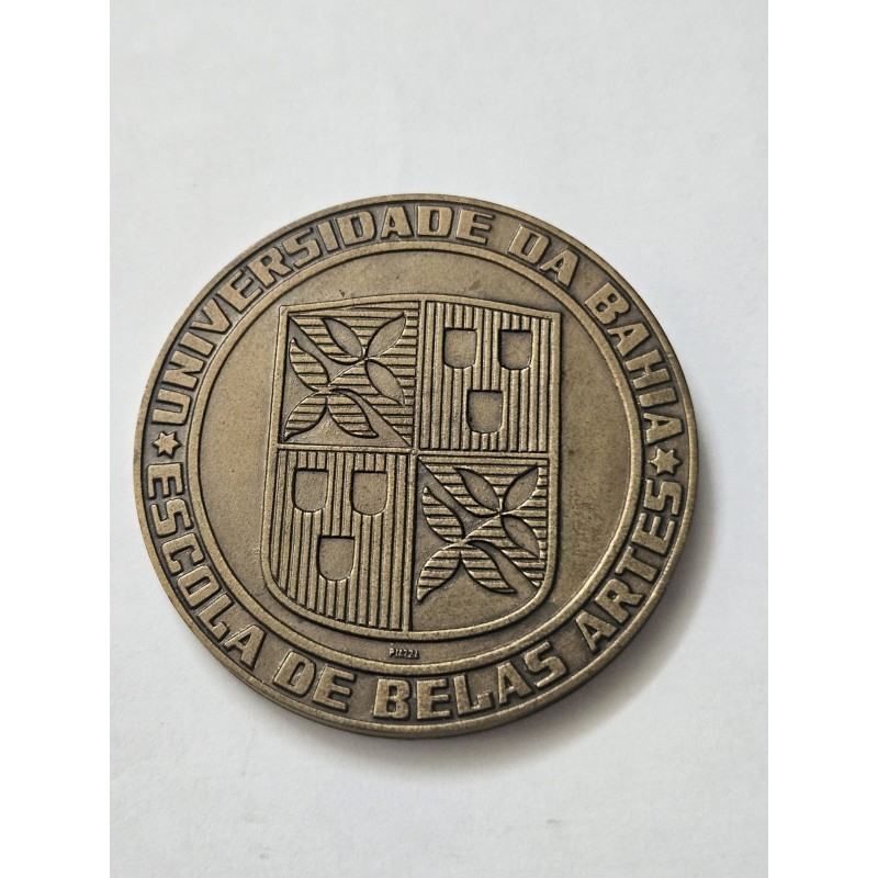Medalha Universidade da Bahia 80 anos escola de belas artes 1957