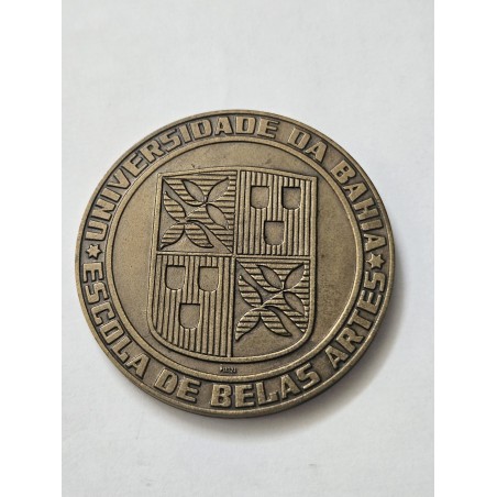 Medalha Universidade da Bahia 80 anos escola de belas artes 1957