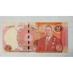 Cédula de Tonga 2 panga P64 FE