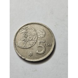 Moeda da Espanha 5 pesetas 1980 Copa do mundo 1982