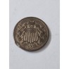 Moeda dos Estados Unidos 2 cents  1864 escassa KM 94 - Union Shield