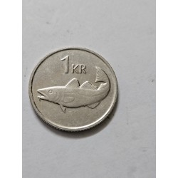 Moeda da Islandia 1 coroa 2011