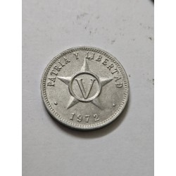 Moeda de Cuba 5 centavos 1972