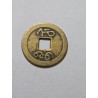 Moeda Antiga China - 1 Cash (Dinastia Imperial) - Furo Quadrado - Bronze