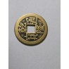 Moeda Antiga China - 1 Cash (Dinastia Imperial) - Furo Quadrado - Bronze