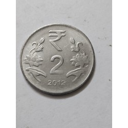 Moeda da India 2 rupias 2012