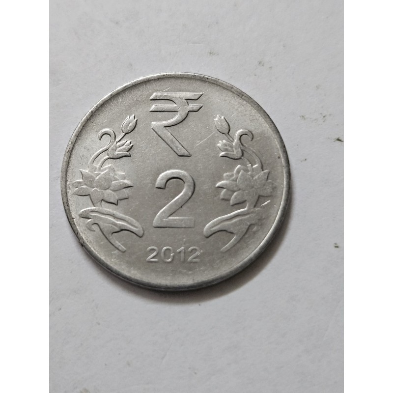Moeda da India 2 rupias 2012