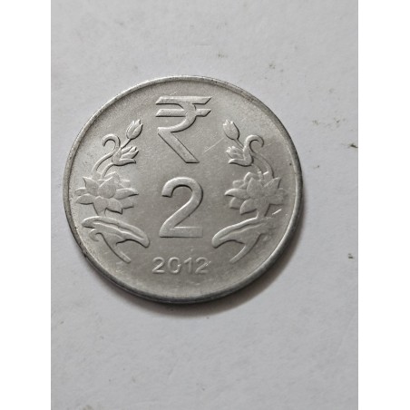 Moeda da India 2 rupias 2012