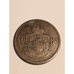 Moeda Brasil Império 40 reis 1873