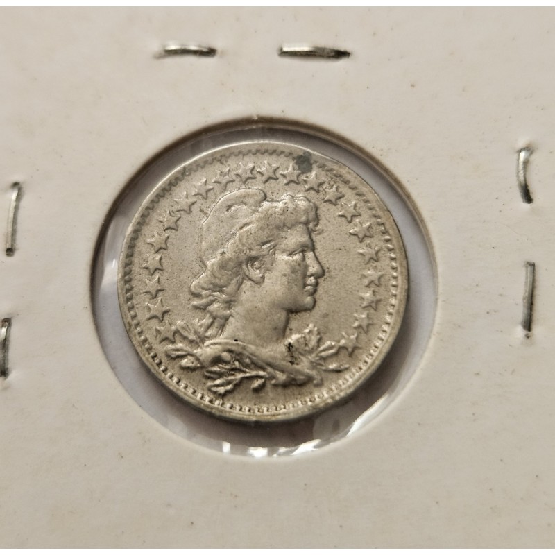 Moeda Brasil republica 50 réis 1919 MBC-S