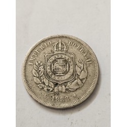 Moeda brasil república 100 réis 1888 MBC