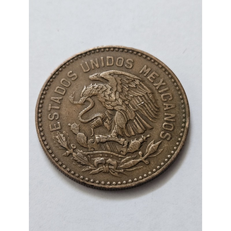 Moeda do méxico 50 centavos 1957