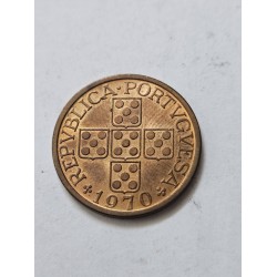 Moeda de Portugal 50 centavos 1970