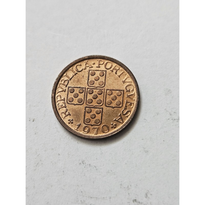 Moeda de Portugal 20 centavos 1970