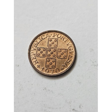 Moeda de Portugal 20 centavos 1970