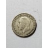 Moeda da Inglaterra 6 pence 1933 prata Europa