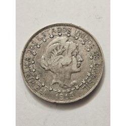 Moeda Brasil Republica 2000 réis 1913 Estrelas Ligadas MBC-S