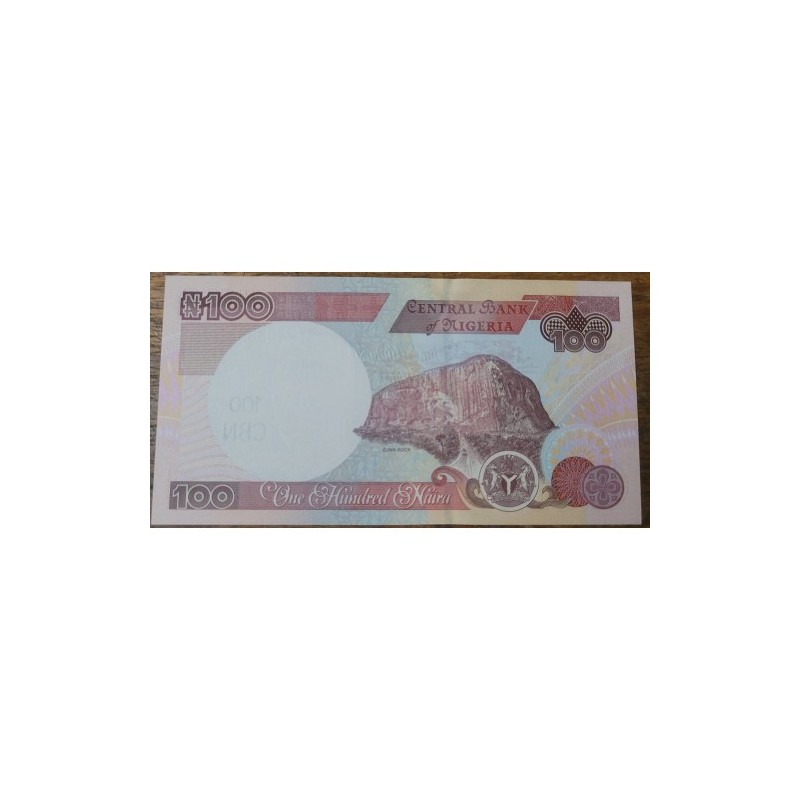 Cédula da Nigéria 100 Naira 1999 FE P28