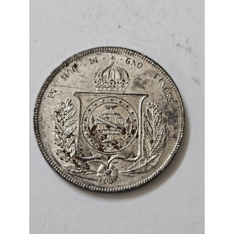 Moeda Brasil republica 1000 réis 1862 MBCS
