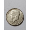 Moeda dos Estados Unidos Half Dollar Kennedy 1969 prata