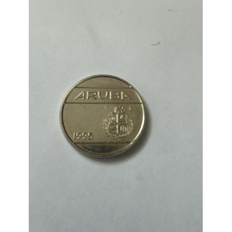 Moeda de Aruba 10 cents 1995