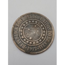Moeda Brasil republica 40 reis 1912 data dificil MBC
